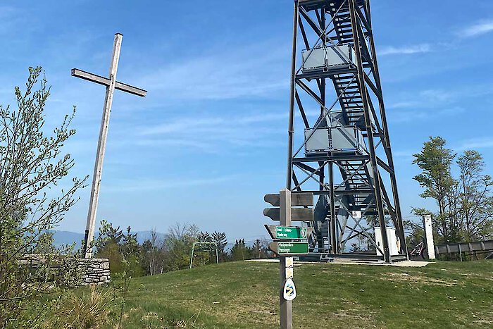Gipfel vom Oberfrauenwald bei Waldkirchen